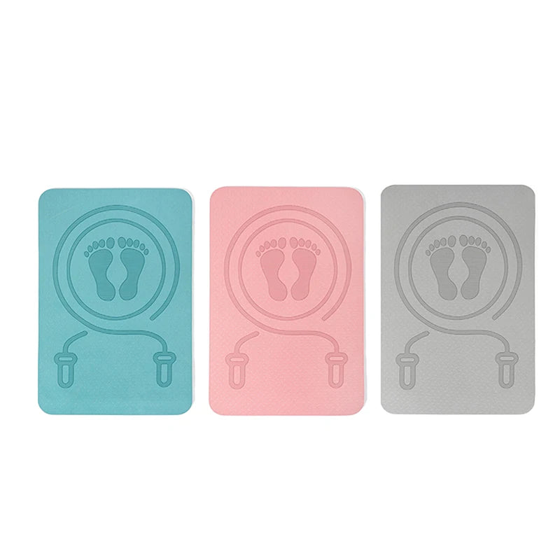 ZZ 6MM tapis de corde à sauter Anti-bruit tapis de corde à sauter tapis de sol exercice Absorption des chocs tapis de Yoga TPE tapis à sauter tapis de Fitness