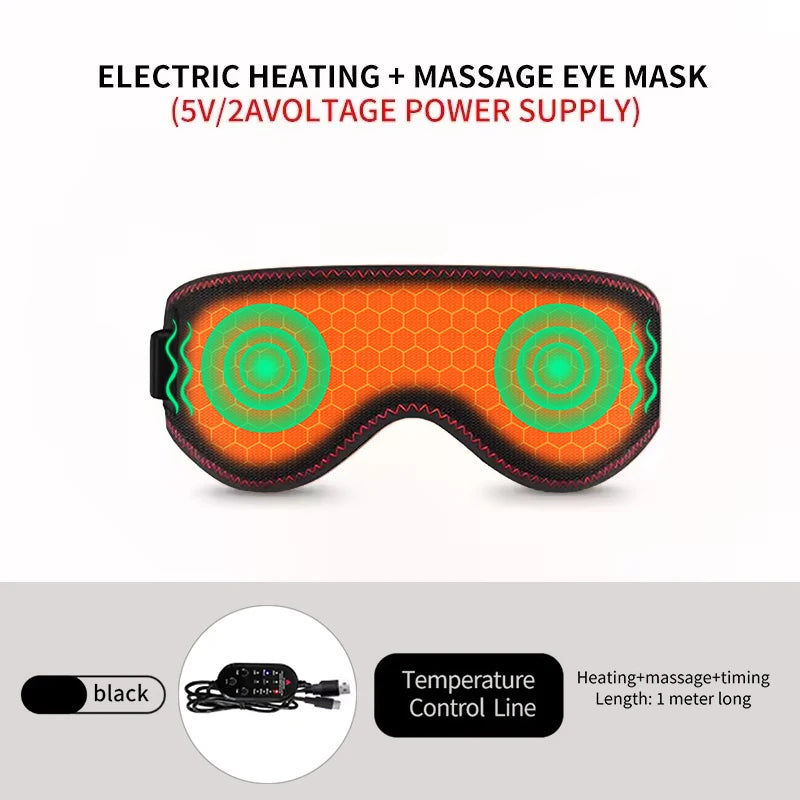 Masque Yeux Chauffant – Compresse Chaude 3 Niveaux & Sommeil