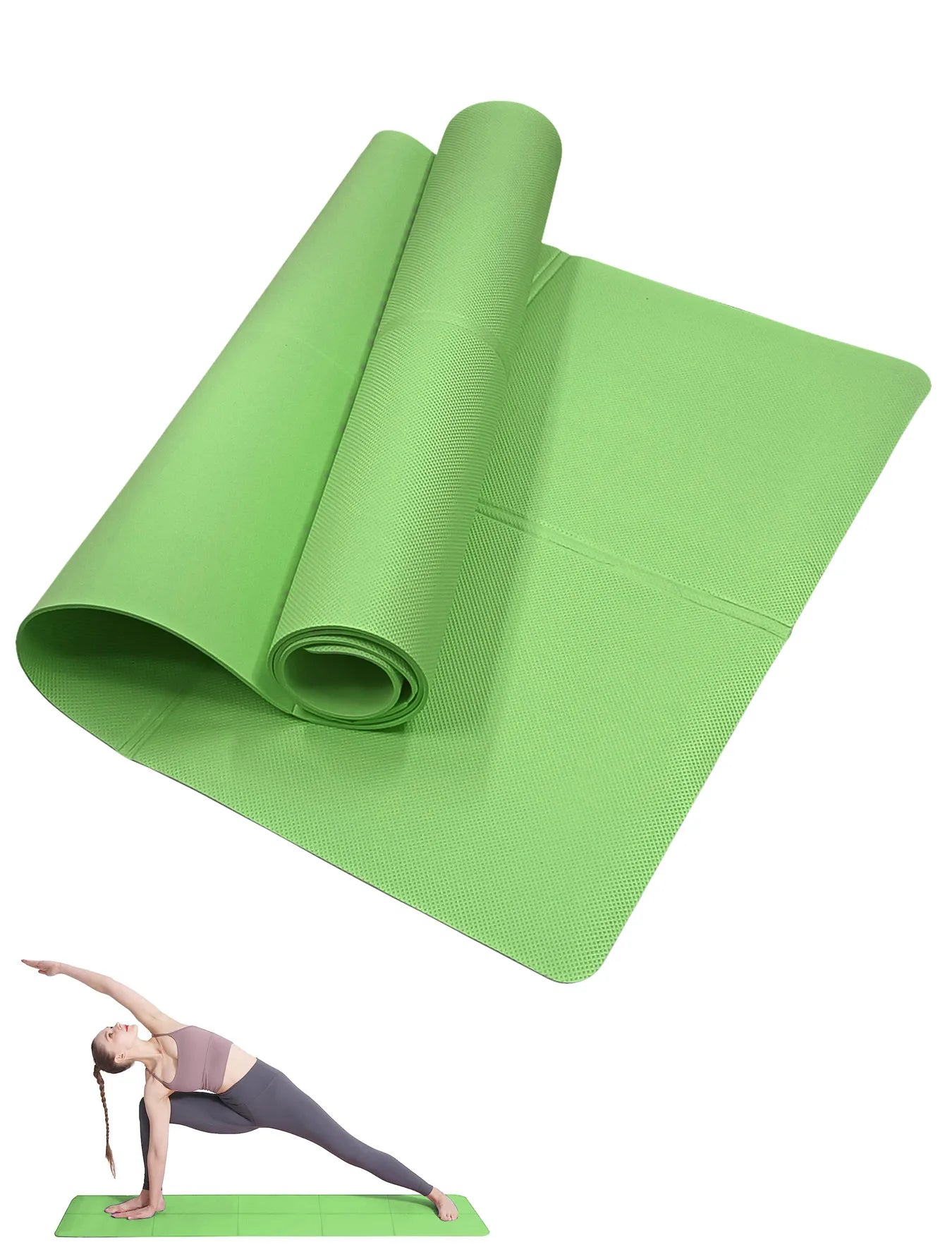 Tapis de Yoga Pilates tapis de Fitness 3/4/6mm d'épaisseur coussin de Yoga antidérapant voyage Fitness tapis d'exercice pour les femmes gymnastique à domicile entraînement au sol