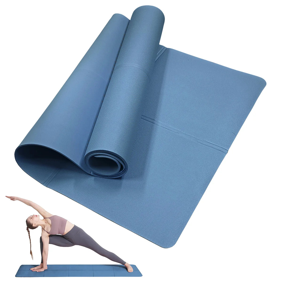 Tapis De Yoga EVA De 4 MM D'Épaisseur Couverture De Tapis De Fitness De Sport Antidérapant Pour L'Exercice De Yoga Et De Pilates Tapis De Gymnastique Équipement De Fitness