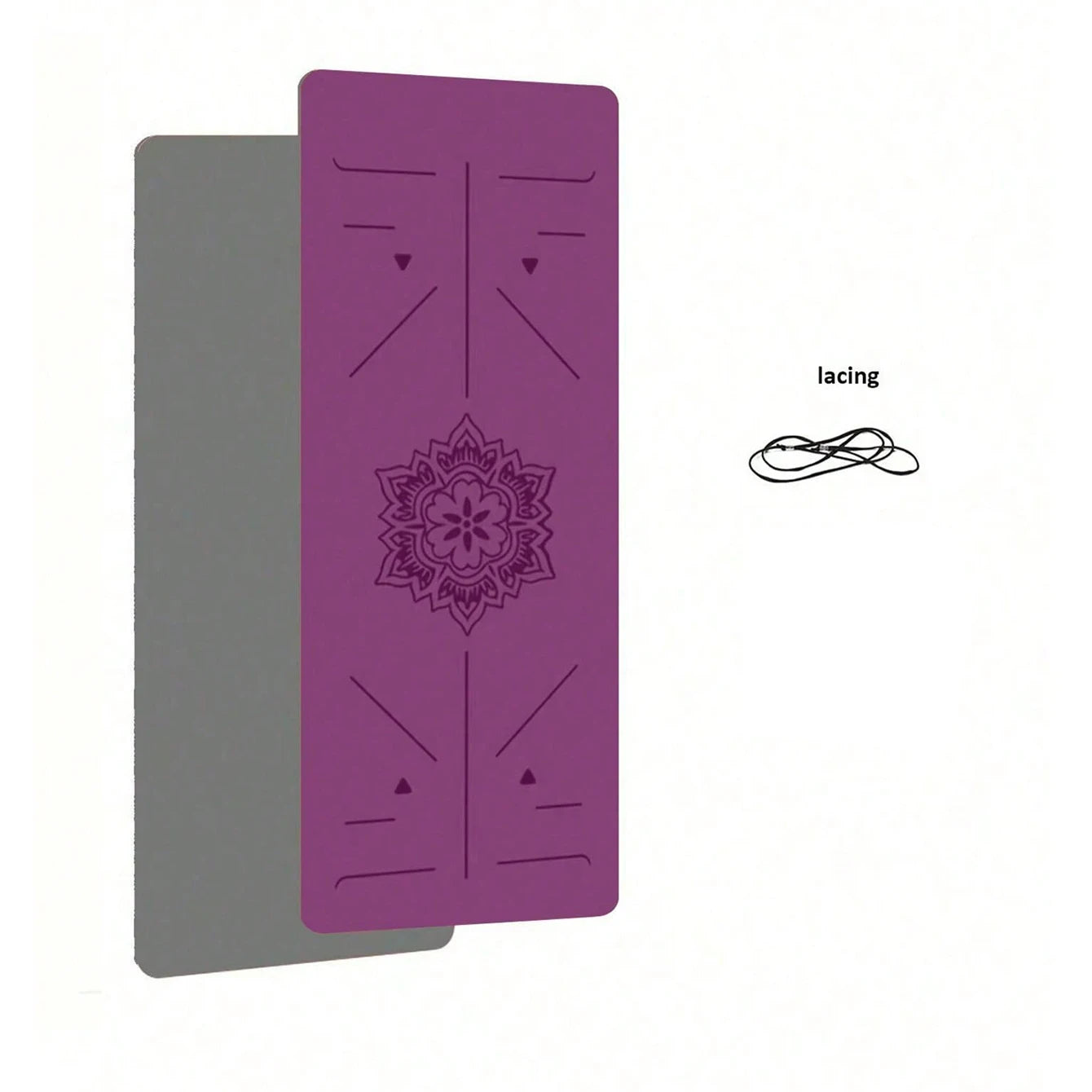 MATS de yoga antidérapants, MATS de fitness Pilates, écologiques, tapis de yoga pour femmes et tapis d'exercice adaptés aux entraînements à domicile