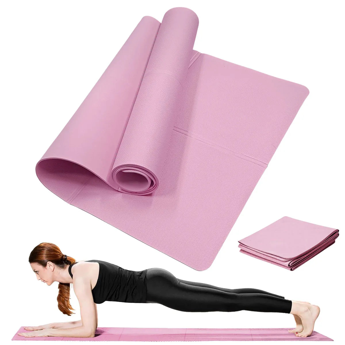 Tapis De Yoga EVA De 4 MM D'Épaisseur Couverture De Tapis De Fitness De Sport Antidérapant Pour L'Exercice De Yoga Et De Pilates Tapis De Gymnastique Équipement De Fitness