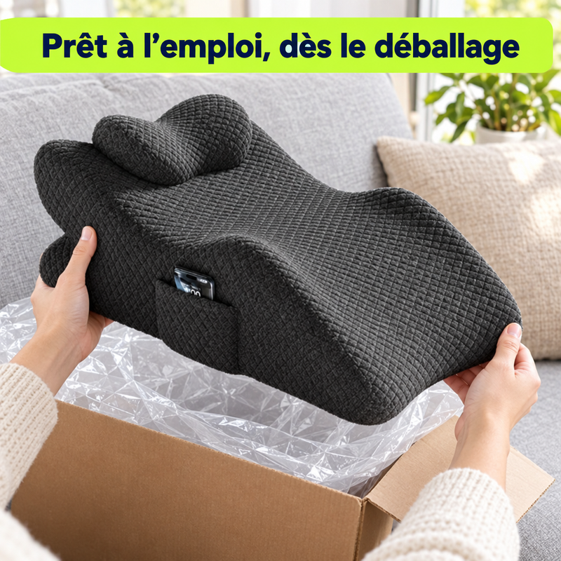 Déballage du coussin lombaire LumbaRest