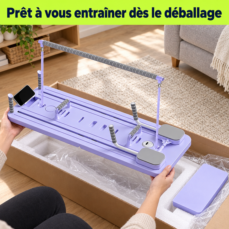 Déballage de la PilatesBoard Pro, prête à l'emploi