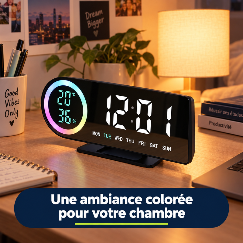 Une ambiance colorée pour votre chambre avec LumiWake