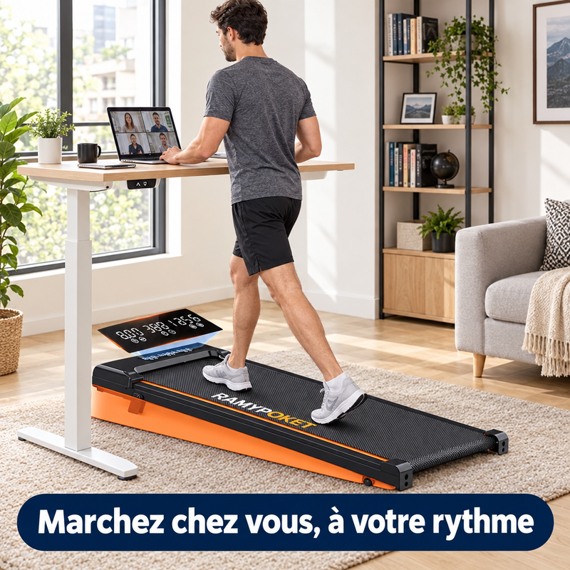Marchez chez vous, à votre rythme, avec le tapis de marche WalkForce Pro
