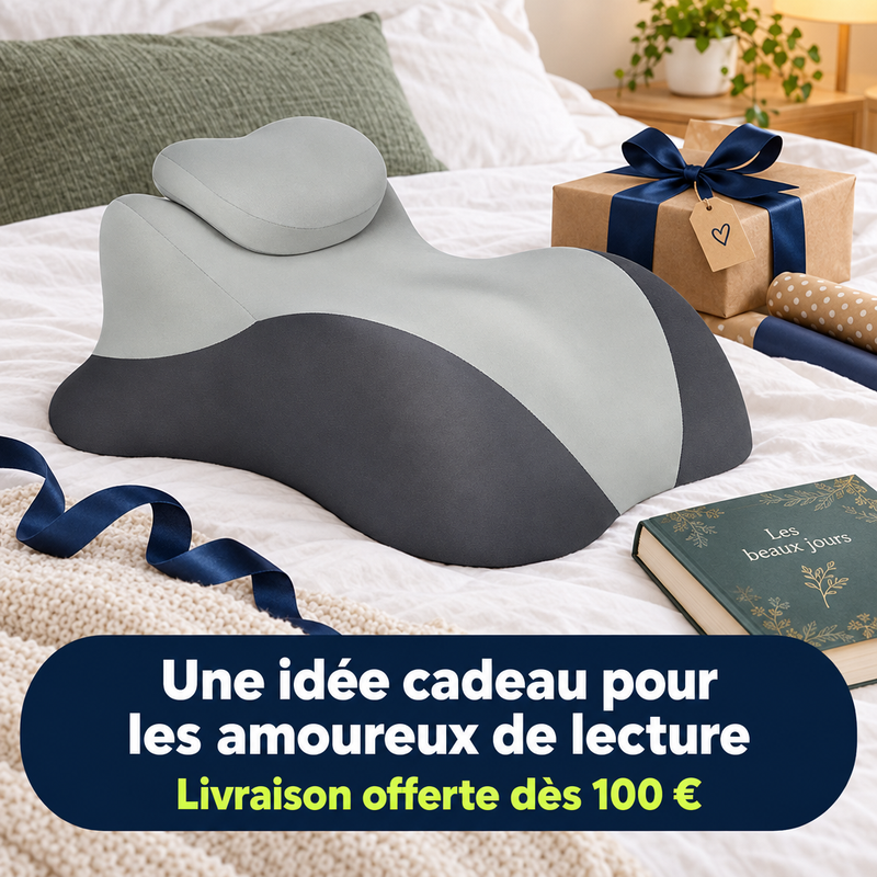 Idée cadeau pour les amoureux de lecture : coussin ReadRest, livraison offerte dès 100 €