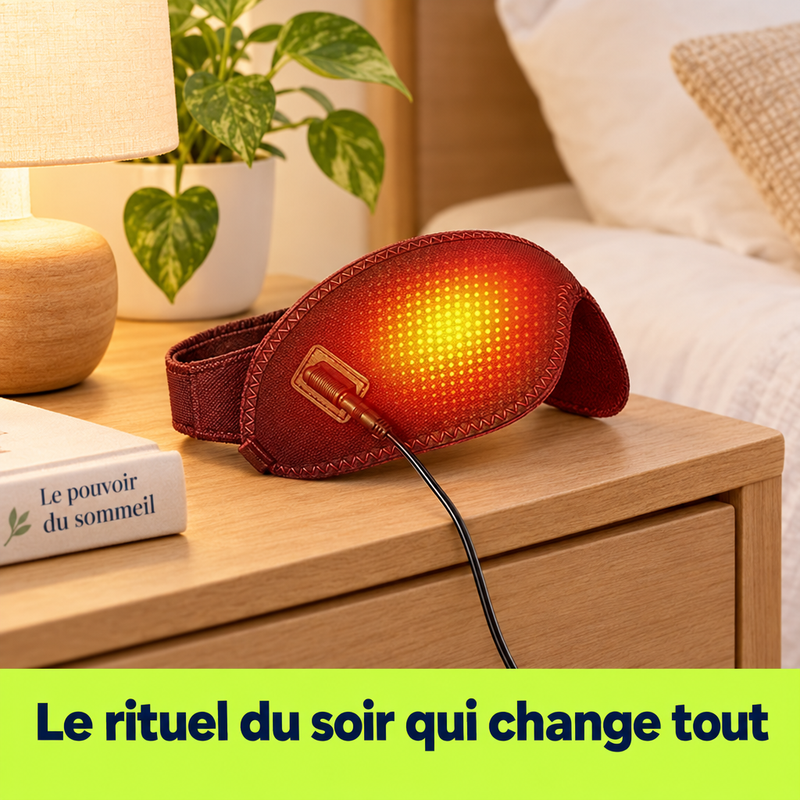Le rituel du soir avec le masque de sommeil chauffant WarmDream
