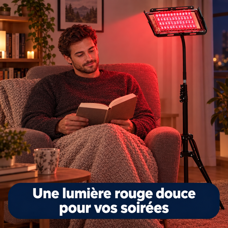 Une lumière rouge douce pour vos soirées avec la lampe RedLumi