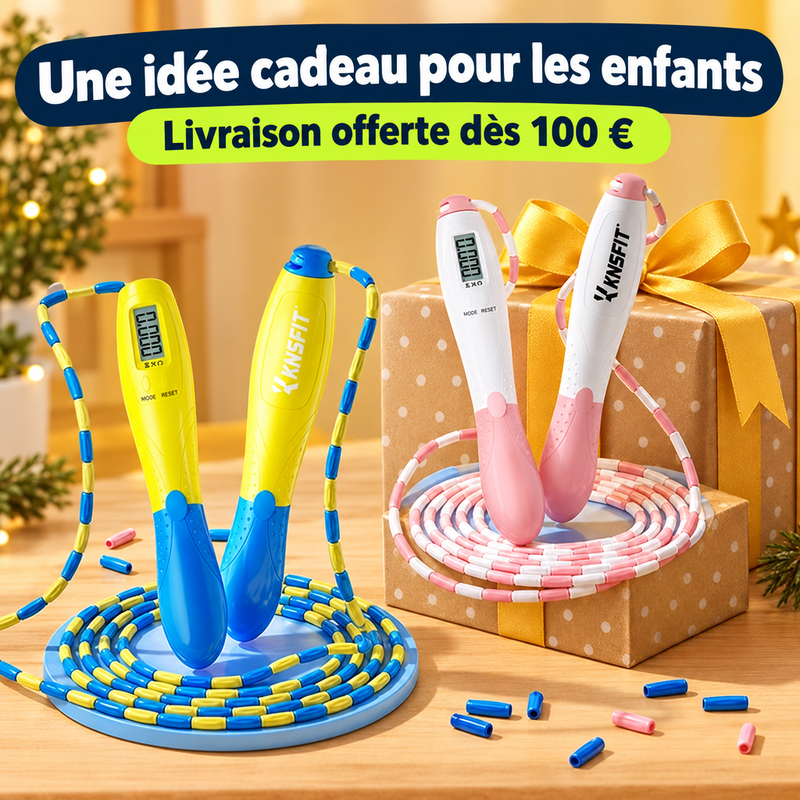 Idée cadeau pour les enfants : corde à sauter BambouJump™ - livraison offerte dès 100 €