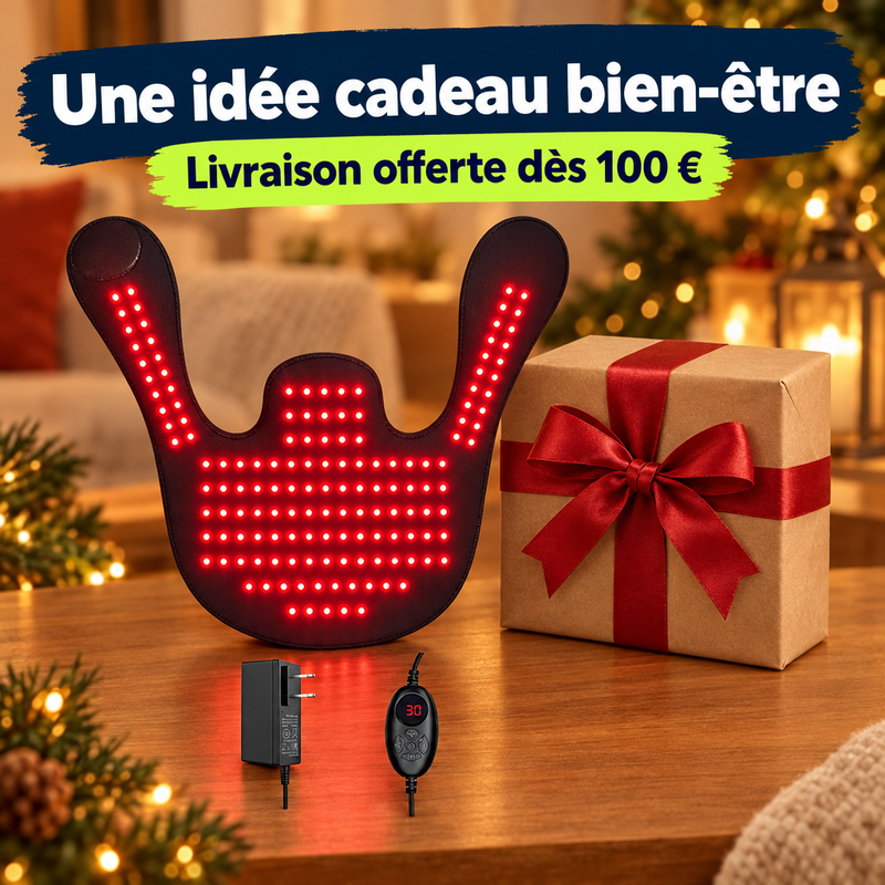 Idée cadeau : coussin GlowRed, livraison offerte dès 100 €
