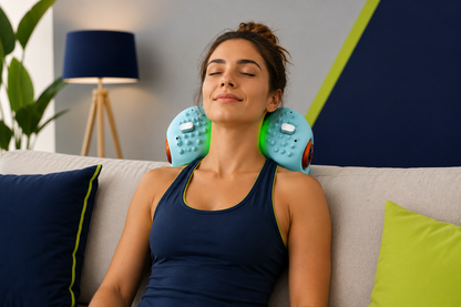 CerviRelief™ Max – Masseur Cervical Chauffant 4-en-1