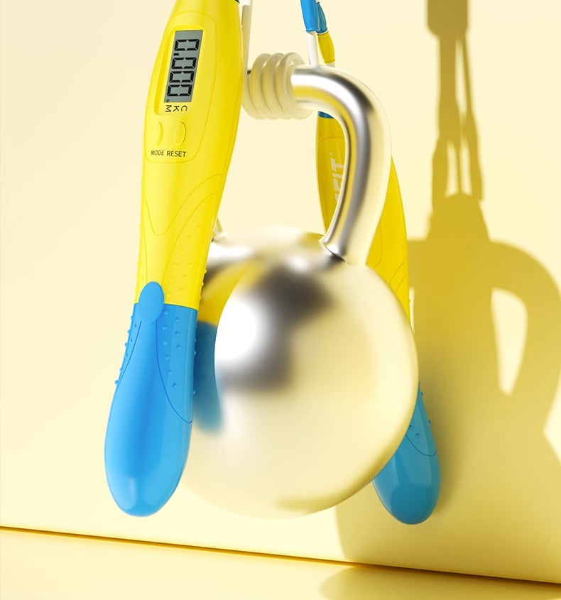 BambouJump™ – Corde à Sauter Enfant | Compteur Électronique
