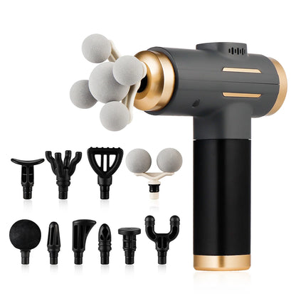 Pistolet de Massage électrique 11 en 1, pistolet de Fascia puissant à 99 niveaux, Vibration à haute fréquence, pistolet de Massage corporel, bras, jambes, masseur musculaire