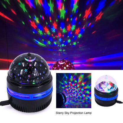 Projecteur Ciel Étoilé LED – Veilleuse Rotative Ambiance Lune
