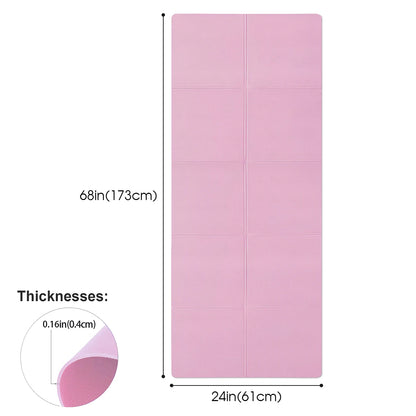 Tapis De Yoga EVA De 4 MM D'Épaisseur Couverture De Tapis De Fitness De Sport Antidérapant Pour L'Exercice De Yoga Et De Pilates Tapis De Gymnastique Équipement De Fitness