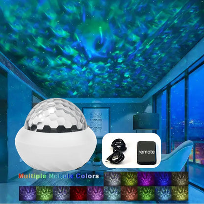 Projecteur Aurora RGB – Lumière Atmosphère 360° USB