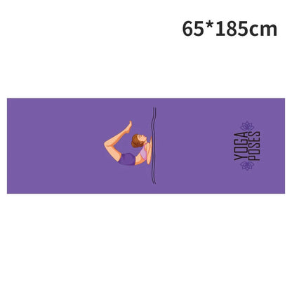 Serviettes de magasin de yoga Serviette de yoga portable antidérapante Ambiante Portable Impression numérique Serviette de yoga Lingettes Serviette de refroidissement de piscine