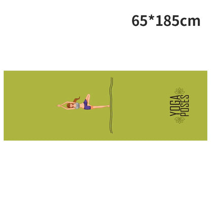 Serviettes de magasin de yoga Serviette de yoga portable antidérapante Ambiante Portable Impression numérique Serviette de yoga Lingettes Serviette de refroidissement de piscine