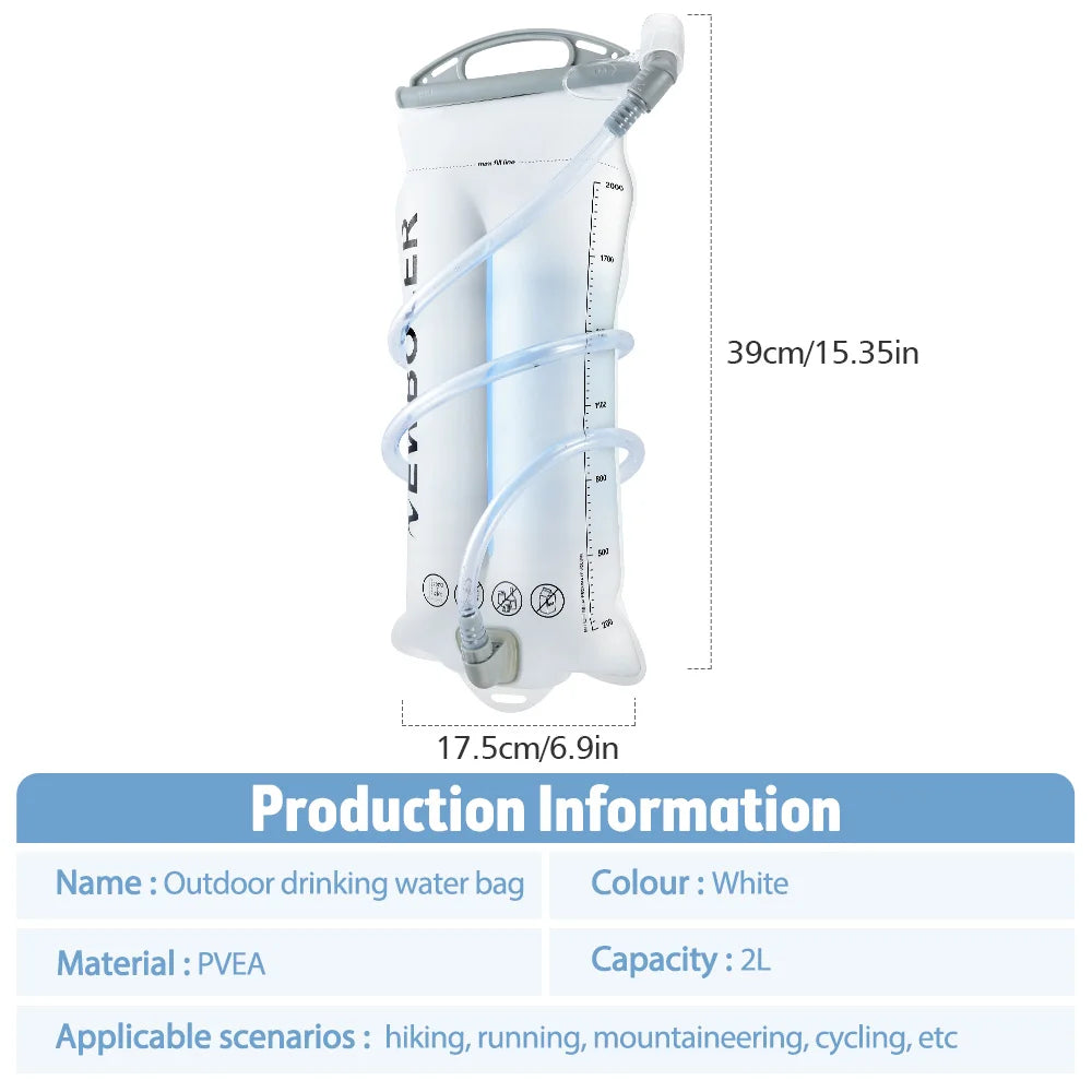 Sac à Dos Hydratation 2L – Running, Cyclisme & Randonnée