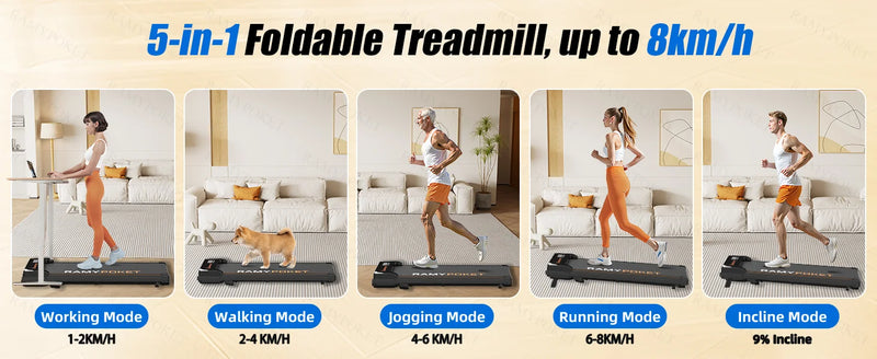 WalkForce™ Pro – Tapis de Marche Pliable | Marchez Chez Vous