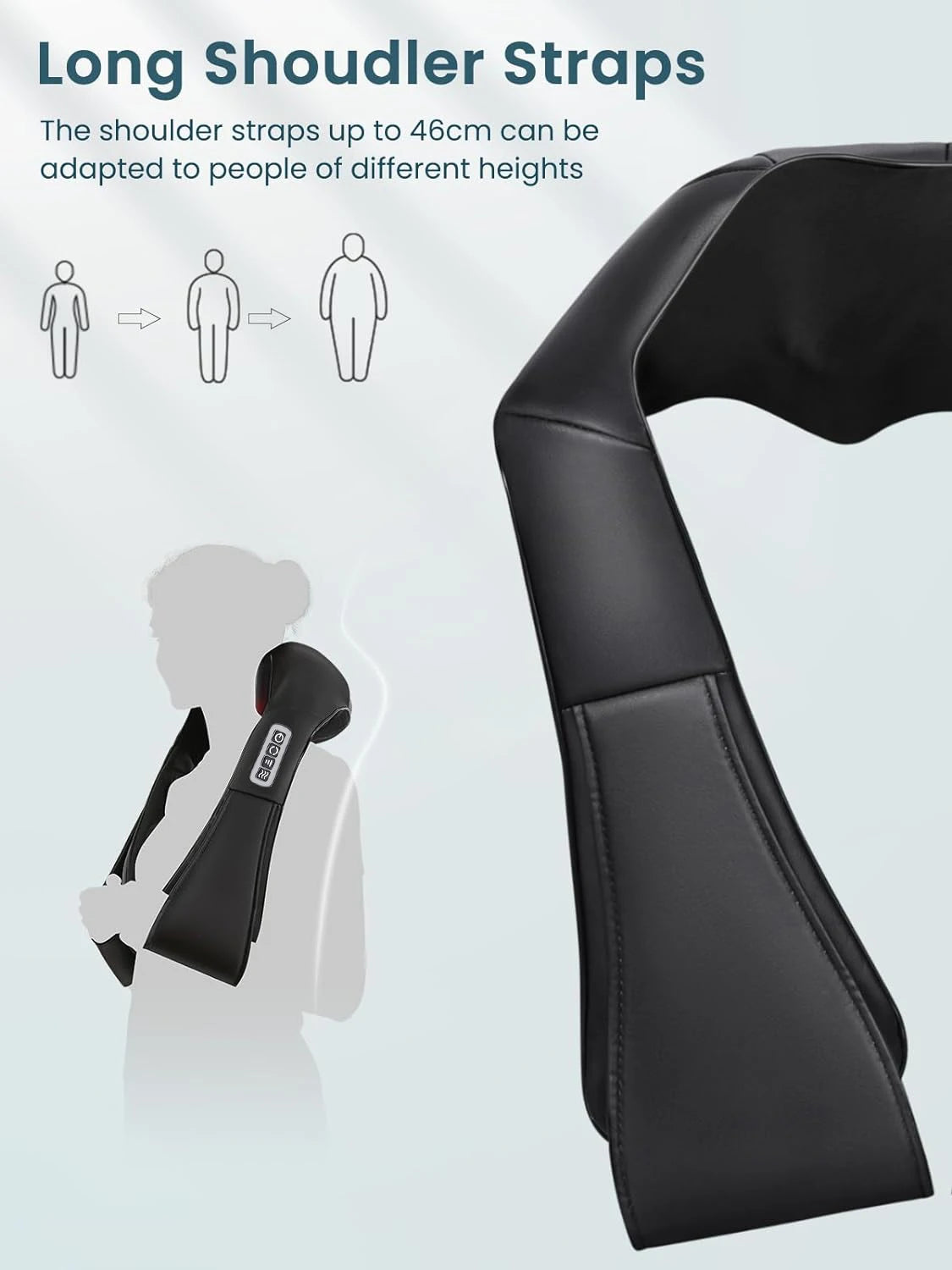 ShiatsuFlex™ – Masseur Shiatsu Chauffant Cou et Épaules