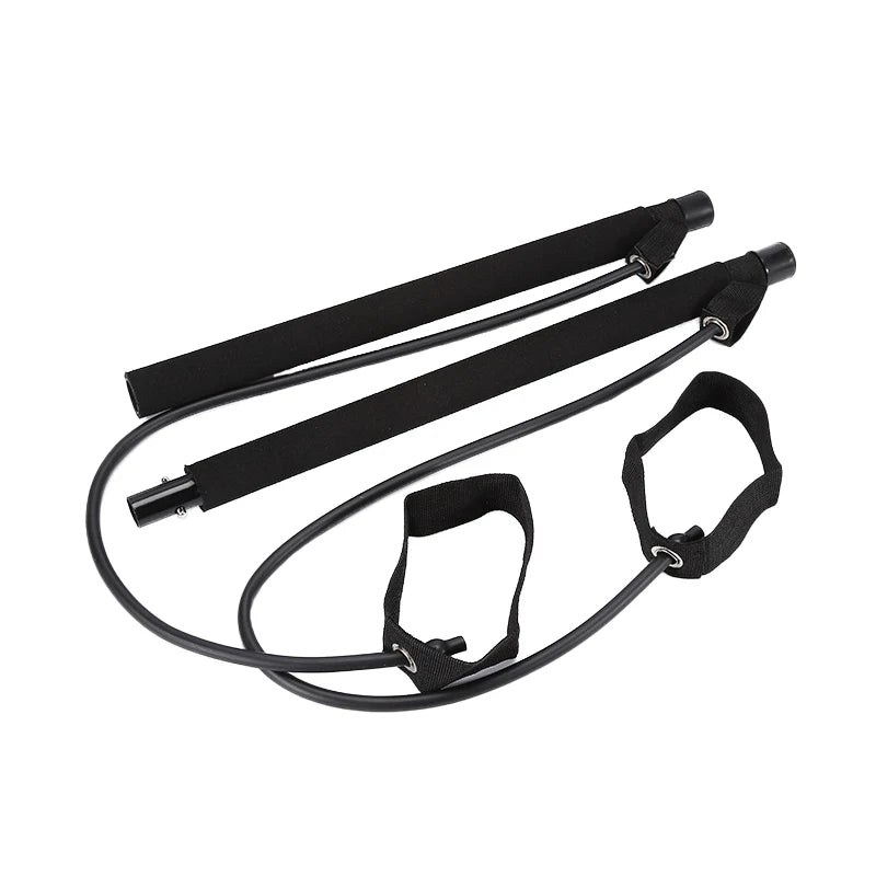 Combinaison de barre de Pilates multifonctionnelle, barre de Fitness, Yoga, Expansion de la poitrine, corde de Tension, entraîneur arrière, corde élastique, ceinture d'étirement