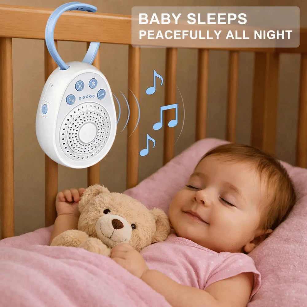 Machine à Bruit Blanc Portable Bébé – 20 Sons, Rechargeable USB