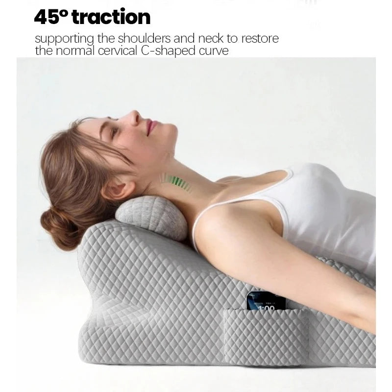 Coussin Lombaire Ergonomique – Lit, Canapé & Bureau