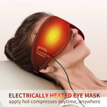 Masque Yeux Chauffant – Compresse Chaude 3 Niveaux & Sommeil