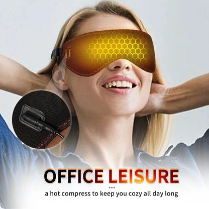 Masque Yeux Chauffant – Compresse Chaude 3 Niveaux & Sommeil