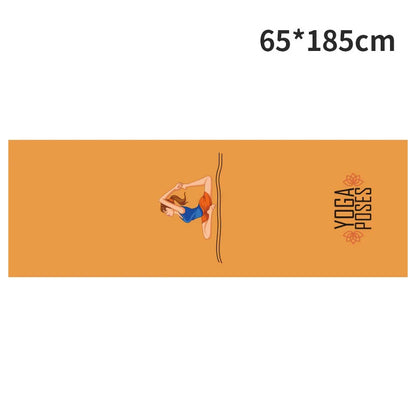 Serviettes de magasin de yoga Serviette de yoga portable antidérapante Ambiante Portable Impression numérique Serviette de yoga Lingettes Serviette de refroidissement de piscine