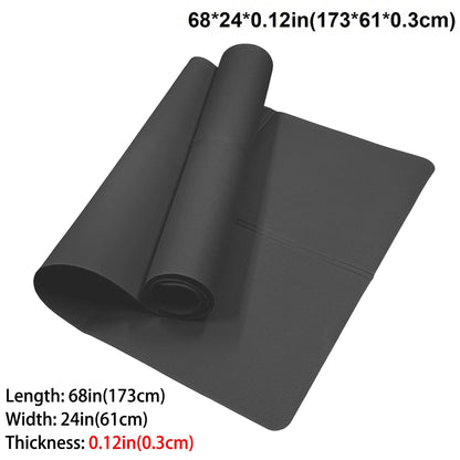 Tapis de Yoga pliable noir, écologique, EVA, pour voyage, Fitness, exercice, épaisseur 3/4/6mm, pour les entraînements de Yoga, Pilates
