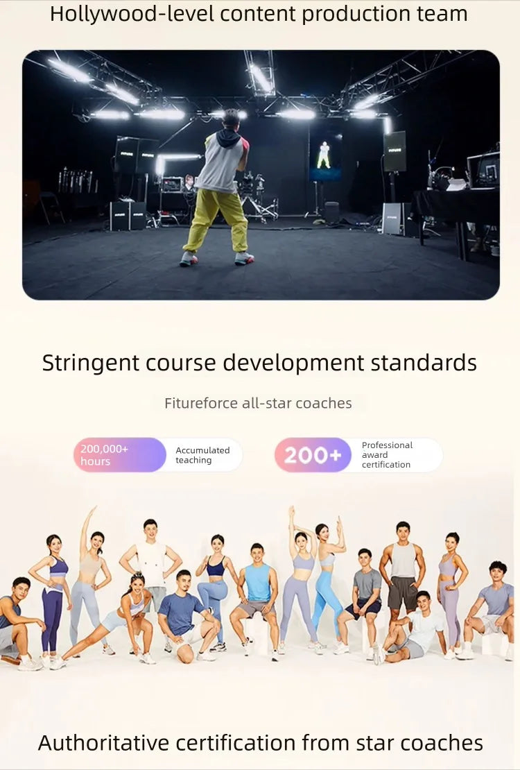 Boîte magique de fitness AI, exercice intelligent par stimulation sensorielle, projection TV, console de jeu, machine de danse, équipement de fitness à domicile