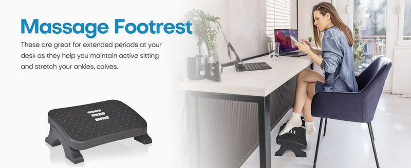 FootEase™ – Repose-Pieds Ergonomique | Confort Sous le Bureau