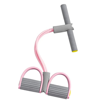 Bandes de résistance, extracteur de pédale de Yoga à 4 tubes, corde de traction élastique, équipement de Fitness pour l'entraînement de l'abdomen, de la taille et des bras