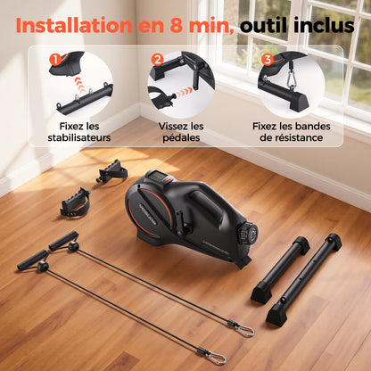 Mini Vélo d'Exercice YOSUDA – Pédalier Sous Bureau Silencieux