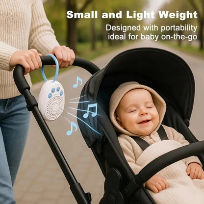 Machine à Bruit Blanc Portable Bébé – 20 Sons, Rechargeable USB