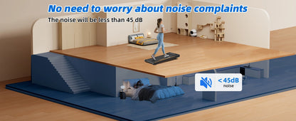 WalkForce™ Pro – Tapis de Marche Pliable Inclinable