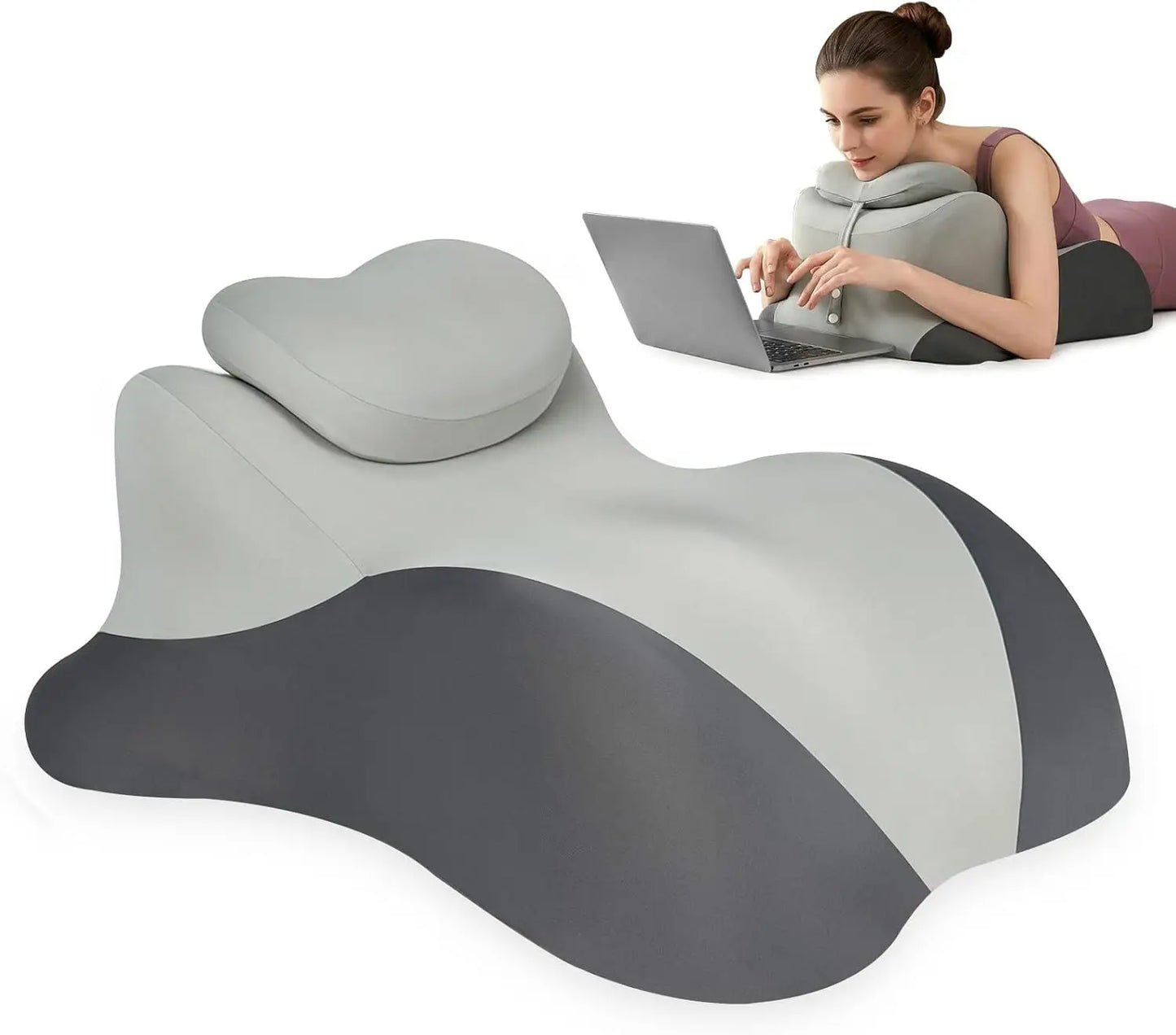 Coussin Ergonomique Mousse Mémoire – Lecture, Laptop & Confort