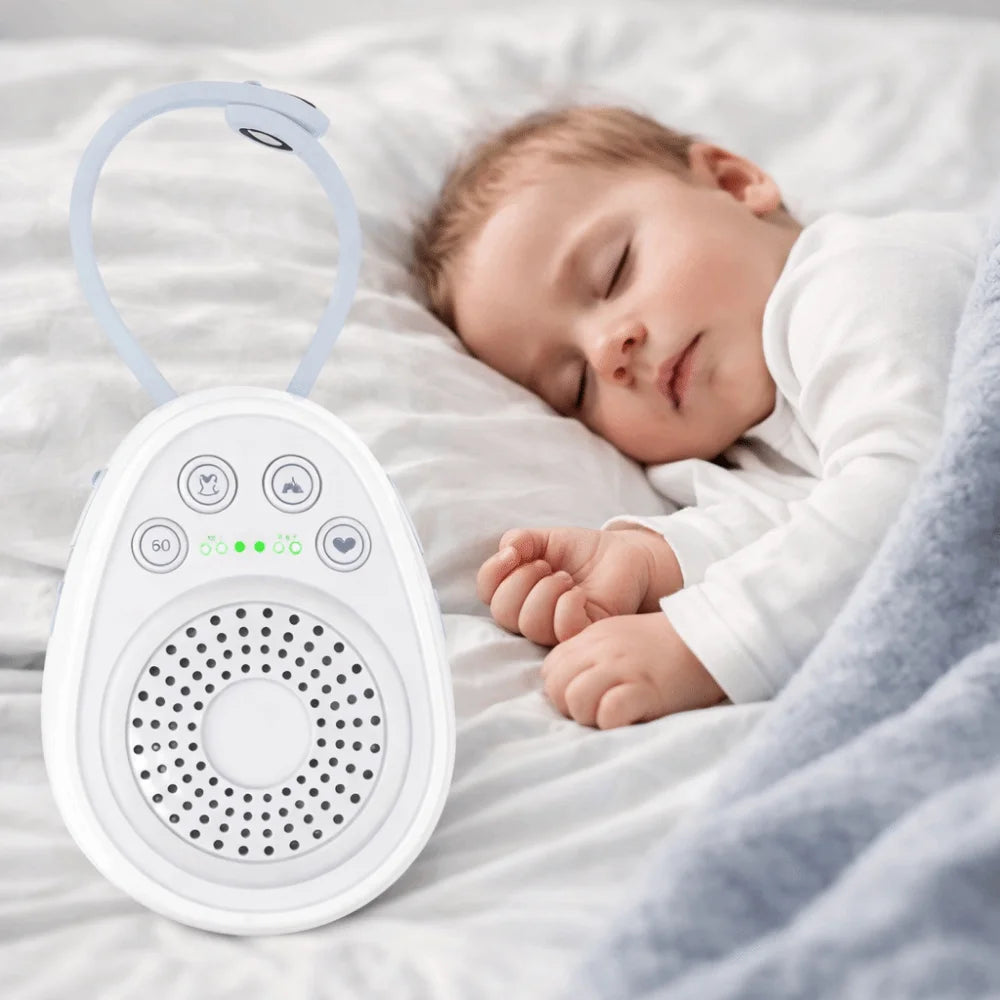 Machine à Bruit Blanc Portable Bébé – 20 Sons, Rechargeable USB