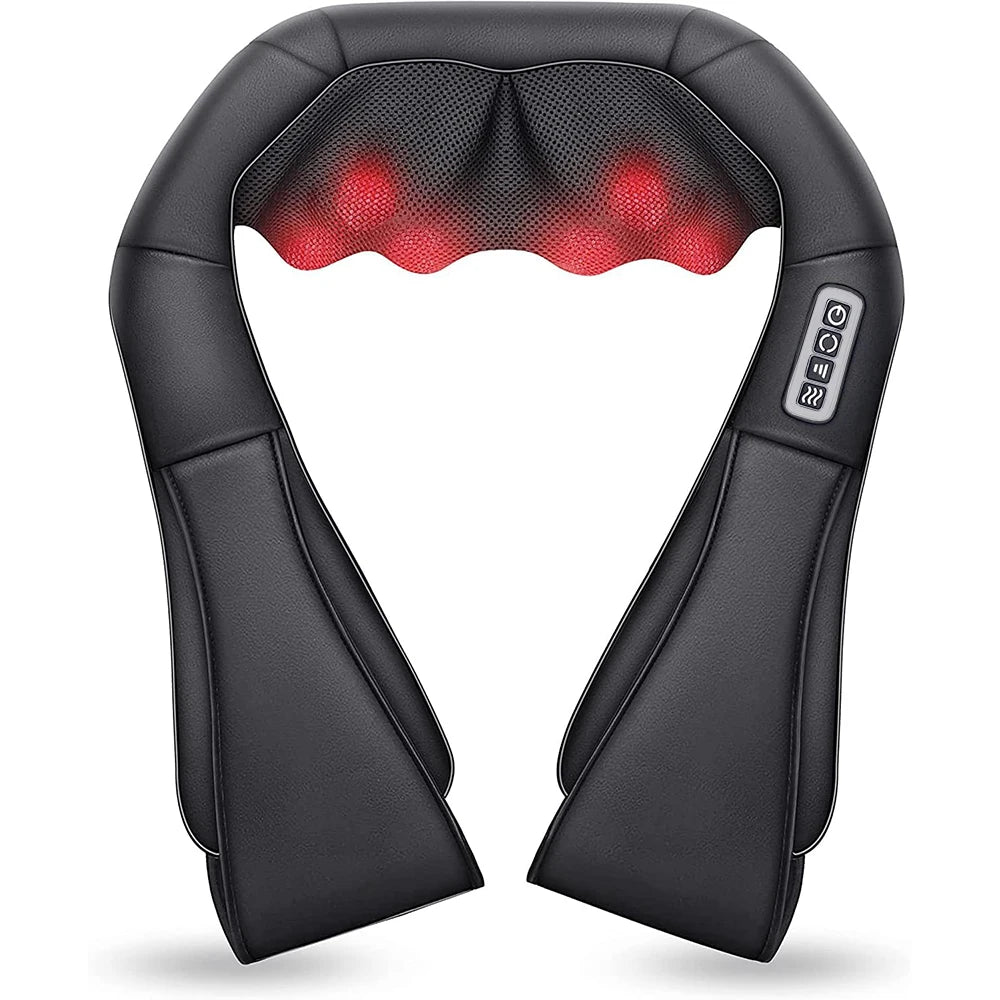 ShiatsuFlex™ – Masseur Shiatsu Chauffant Cou et Épaules