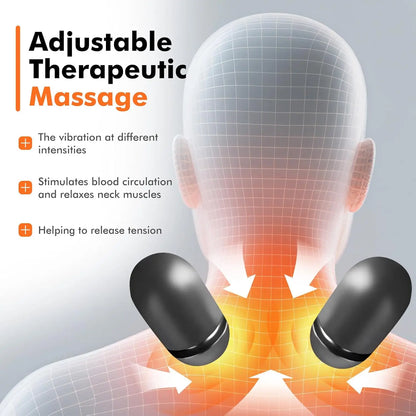 Oreiller Masseur Cervical Chauffant – Traction & Vibration