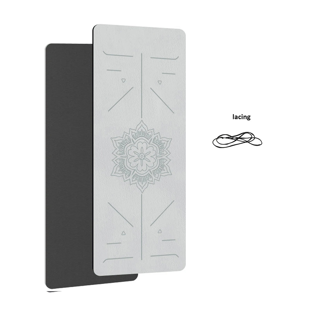 MATS de yoga antidérapants, MATS de fitness Pilates, écologiques, tapis de yoga pour femmes et tapis d'exercice adaptés aux entraînements à domicile