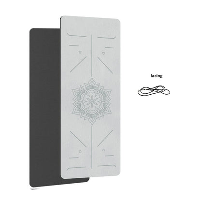 MATS de yoga antidérapants, MATS de fitness Pilates, écologiques, tapis de yoga pour femmes et tapis d'exercice adaptés aux entraînements à domicile