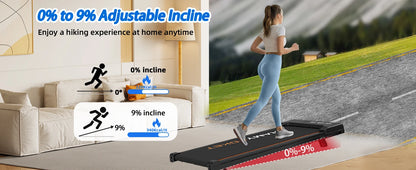 WalkForce™ Pro – Tapis de Marche Pliable Inclinable