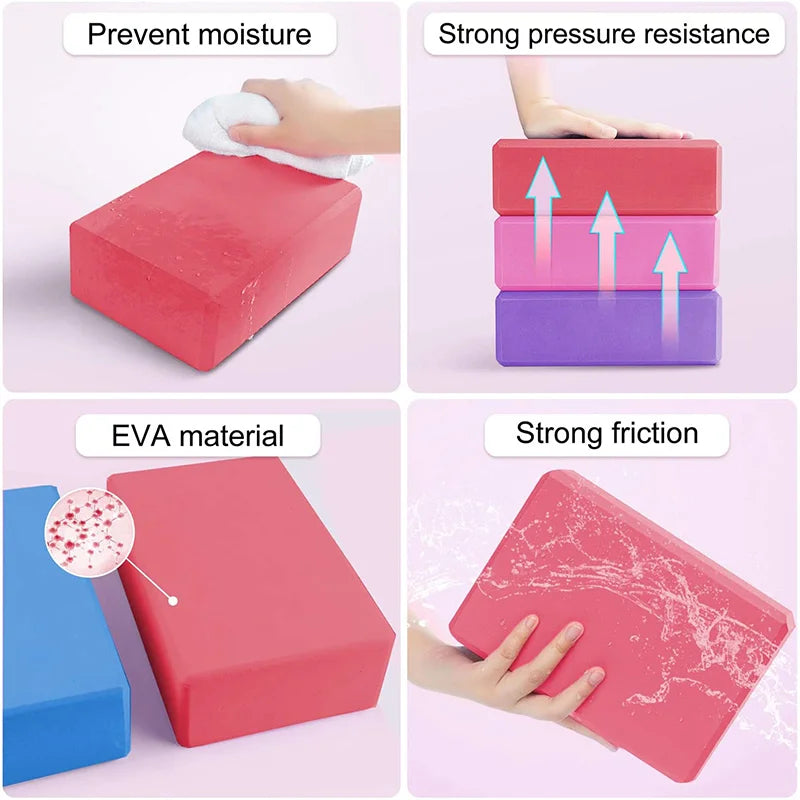 Renfort de Massage de méditation, bloc de Yoga, libération myofasciale, accessoires de Pilates, Cubes d'emballage, exercice à domicile, entraîneur de gymnastique