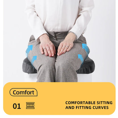 Coussin Siège Ergonomique – Soulagement Coccyx & Fessiers