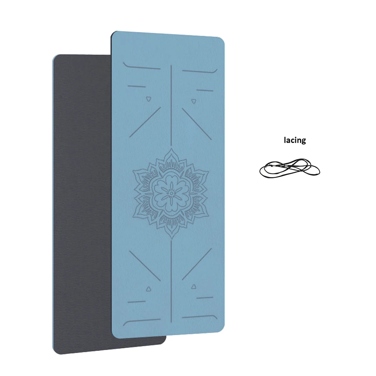 MATS de yoga antidérapants, MATS de fitness Pilates, écologiques, tapis de yoga pour femmes et tapis d'exercice adaptés aux entraînements à domicile
