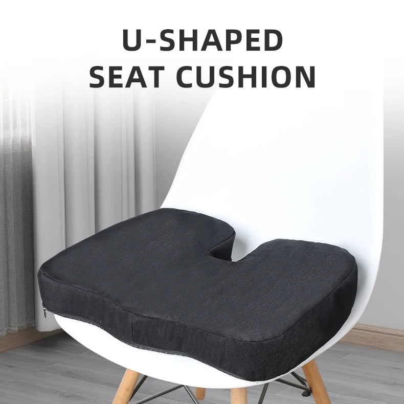 Coussin Siège Ergonomique – Soulagement Coccyx & Fessiers